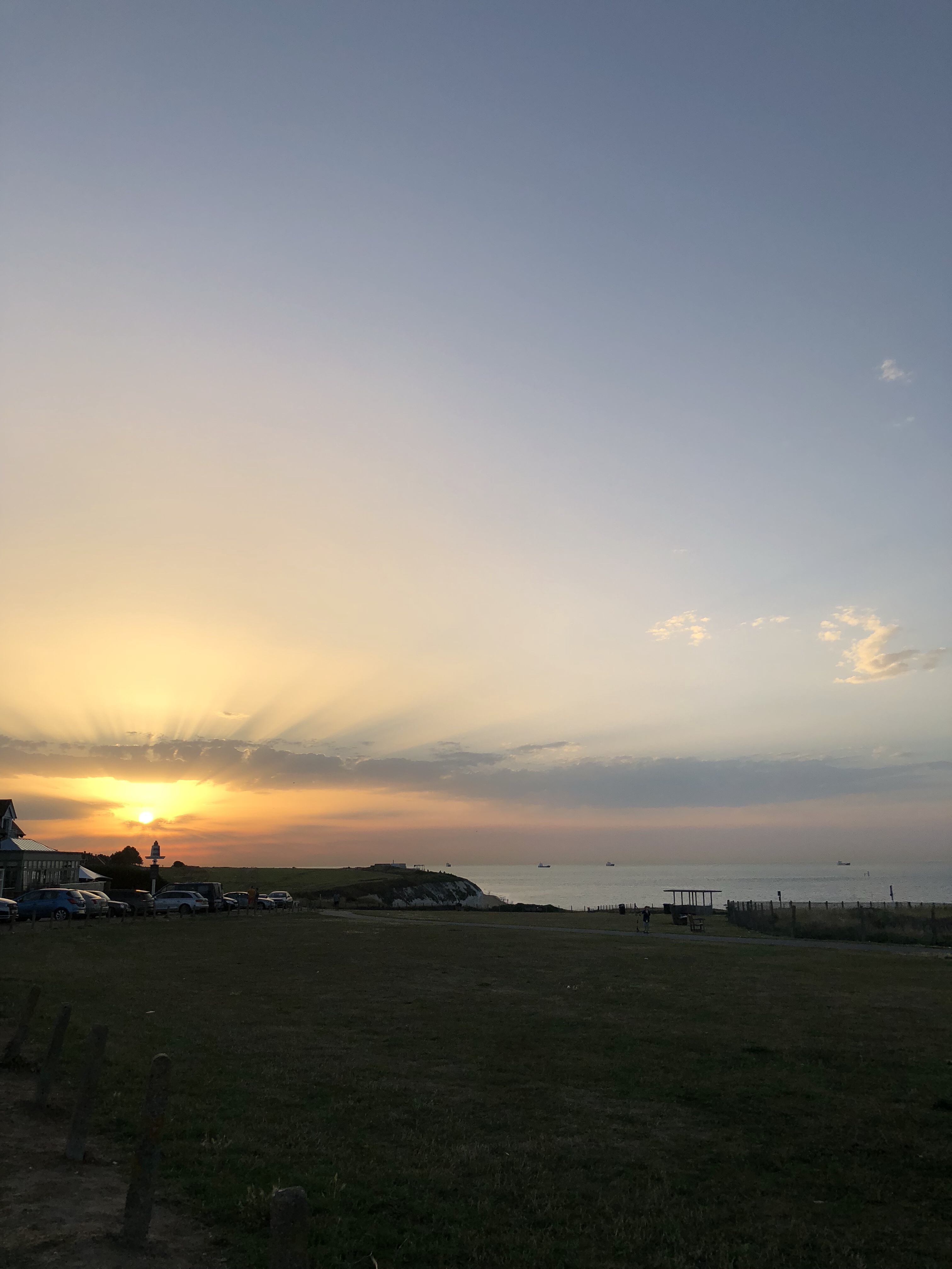 Evening beach walks